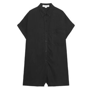 Zara flowy pocket jumpsuit - black - women’s XS